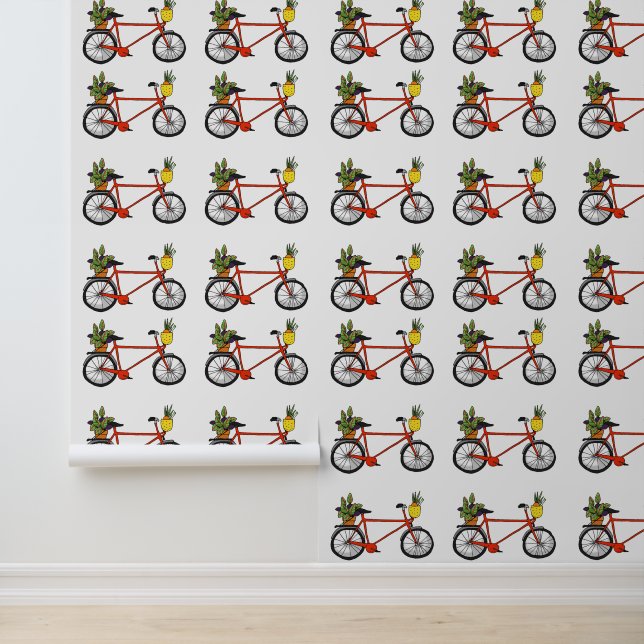 Papel Pintado bicicletas rojas (Solicitud)