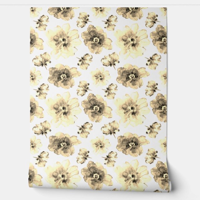 Papel Pintado Big Flowers (Desenrollar)