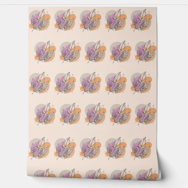 Papel Pintado Bird Feather (Desenrollar)