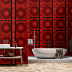 Papel Pintado Bloom en luz roja