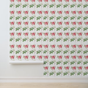 Papel Pintado Bloomin' Gorgeous: Renacimiento de rosa rosado ret