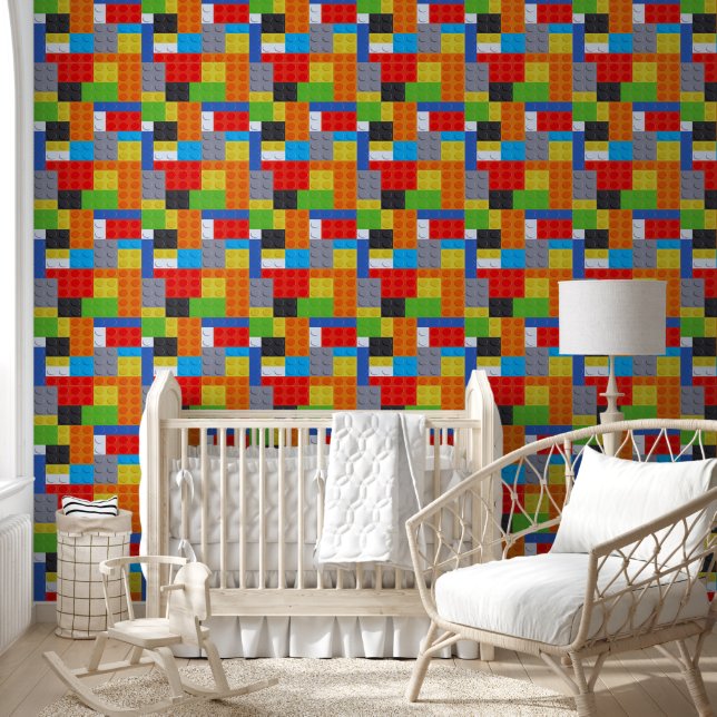 Papel Pintado Bloque de construcción de la cáscara y el bastón d (Niños)