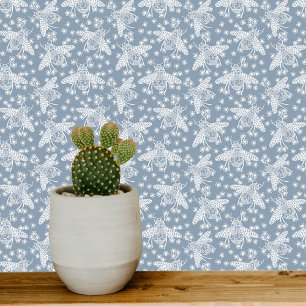 Papel Pintado Blue and White