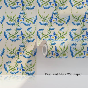 Papel Pintado Blue Bell Floral Elegance