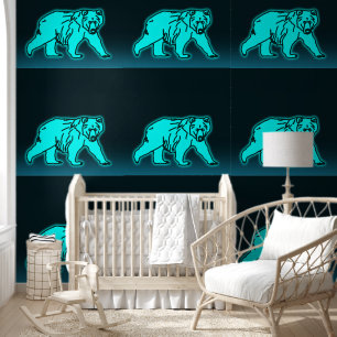 Papel Pintado Blue Kodiak Bear