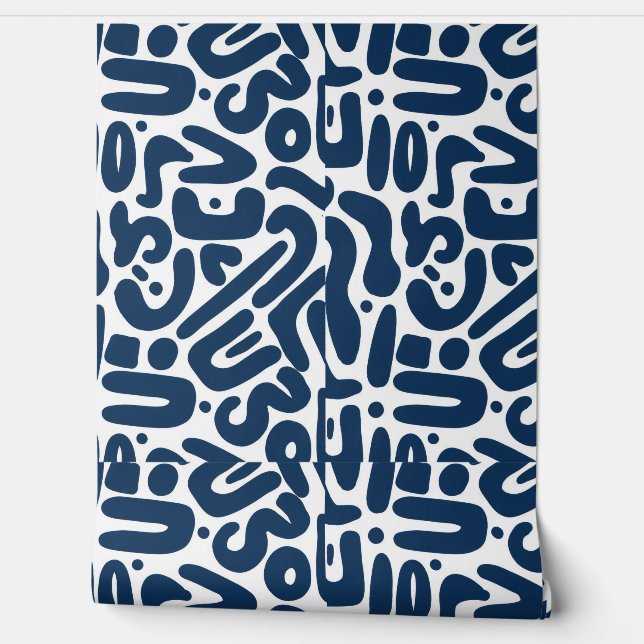 Papel Pintado Blue line hit (Desenrollar)