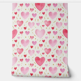 Papel Pintado Blush Romance & Crimson Sparkle