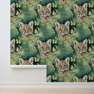 Papel Pintado Bobcat Cute baby Animal Personalizado