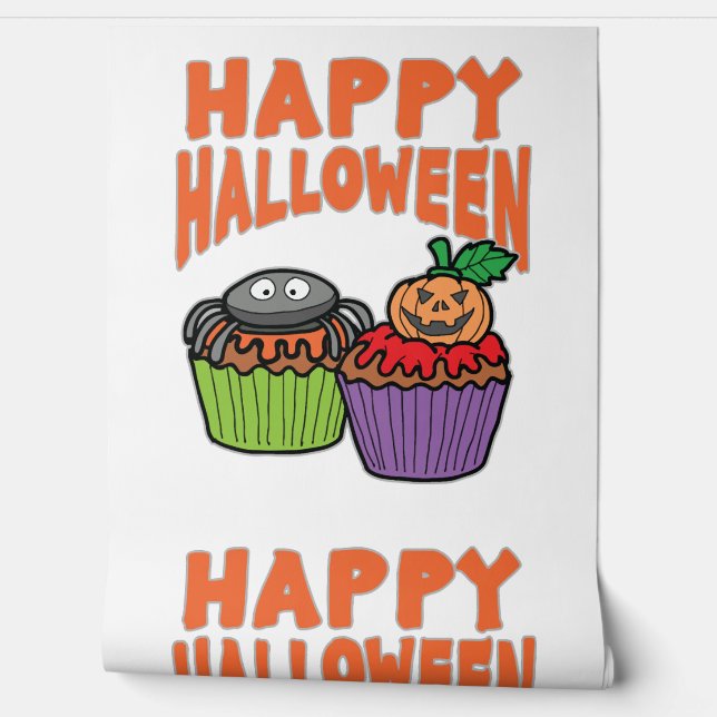 Papel Pintado Bocadillos de Halloween (Desenrollar)