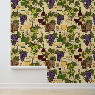 Papel Pintado Bodega de viñedos y bar de vinos