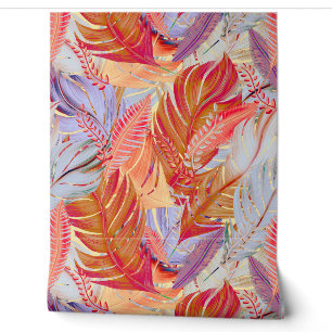 Papel Pintado Boho feathers