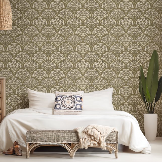 Papel Pintado Boho Moda Leaf Scallop (Subido por el creador)