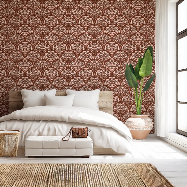 Papel Pintado Boho Moda Leaf Scallop (Subido por el creador)