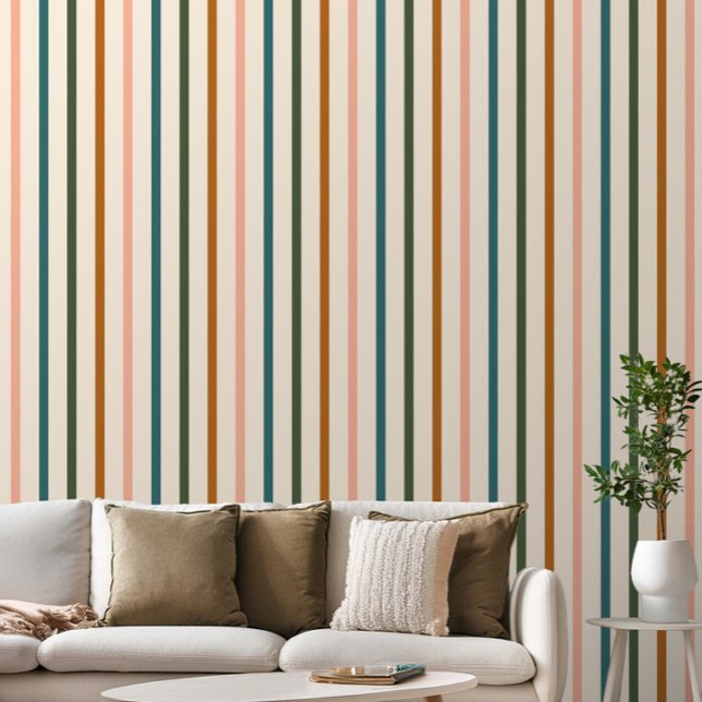 Papel Pintado Boho Retro Striped (Subido por el creador)