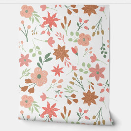 Papel Pintado Boho Spring Flowers Floral