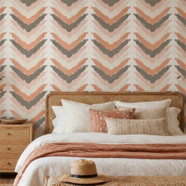 Papel Pintado Boho Suave de Chevron (Subido por el creador)