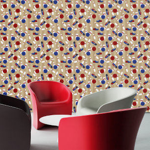 Papel Pintado Bolas de bolas, alfileres y zapatos pateados