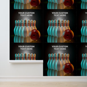 Papel Pintado Bolas de texto personalizado