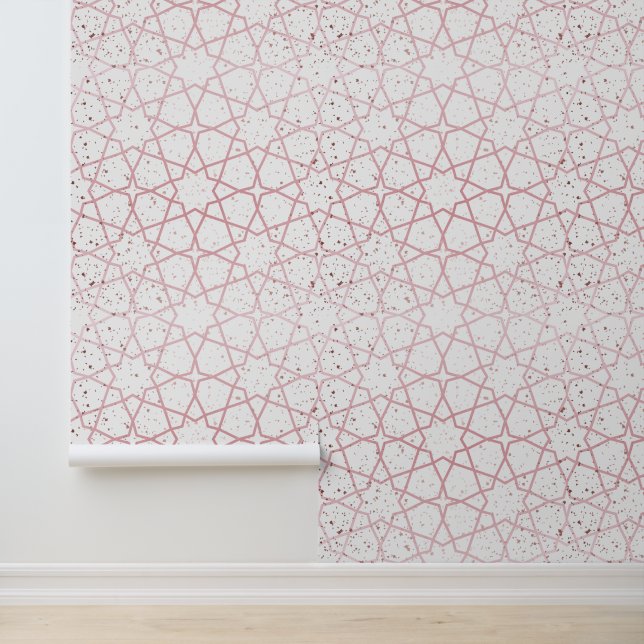 Papel Pintado Bonito oro rosa (Solicitud)