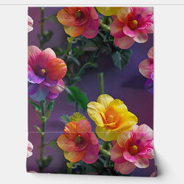 Papel Pintado Bonito tapiz de flores en 3D