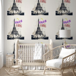 Papel Pintado Bonjour Colorful Paris