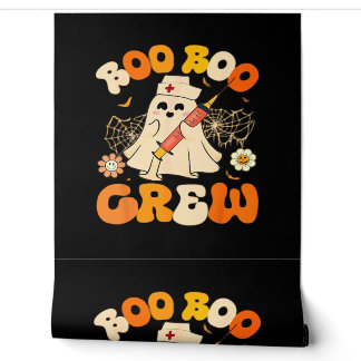 Papel Pintado Boo Boo Crew Fantasma Graciosa Para Enfermera, Hal