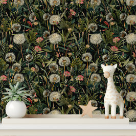 Papel Pintado Bosque de Diente de León Floral Pelar y Pegar