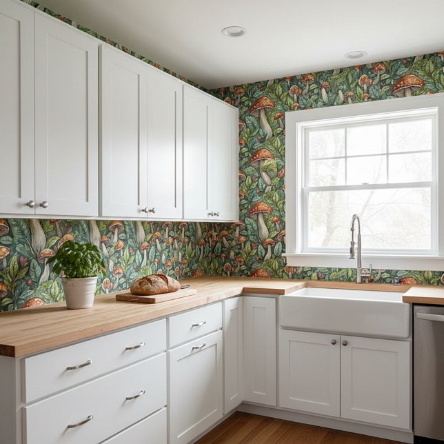 Papel Pintado Bosque de hongos (Subido por el creador)