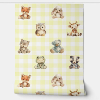 Papel Pintado Bosque de Woodland Animales Nursera Infantil Amari