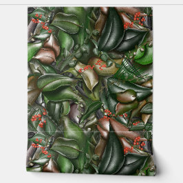 Papel Pintado Bosques de bosque vegetación y patrón floral