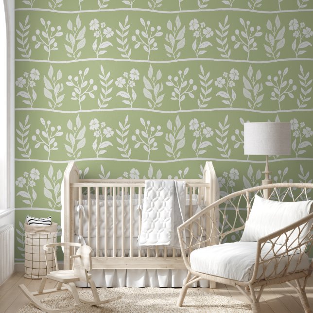 Papel Pintado Botanic Rhapsody XL whisper silhouette pistachio (Niños)