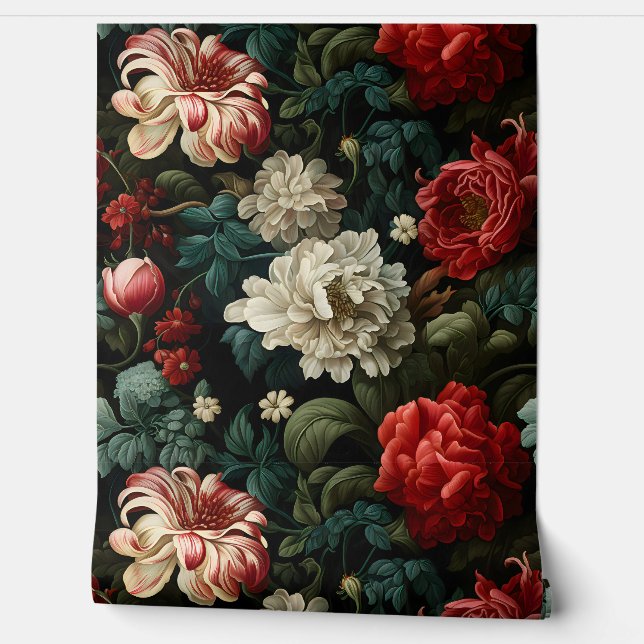 Papel Pintado Botánica de Everglow Noel Florals (Desenrollar)