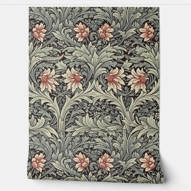 Papel Pintado Botánica del Jardín Morris de Invierno (Desenrollar)