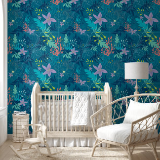 Papel Pintado Botánica Marina