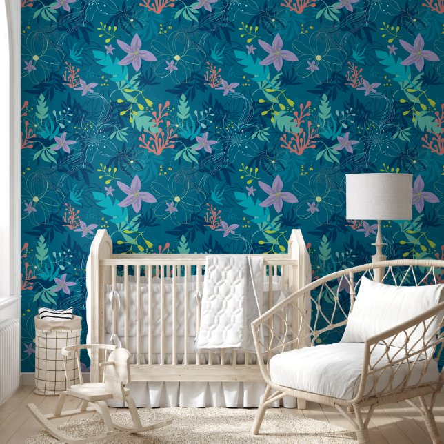 Papel Pintado Botánica Marina (Niños)
