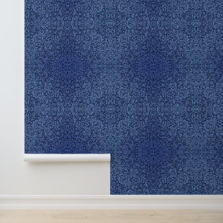 Papel Pintado Botanical Pattern in Blue 2
