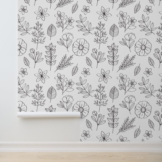 Papel Pintado Botanical Wall Pattern (Solicitud)