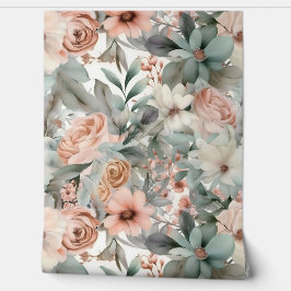 Papel Pintado Botánico Ballet Novia Sonrojada