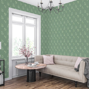 Papel pintado botánico de acuarela Serenity Sagele