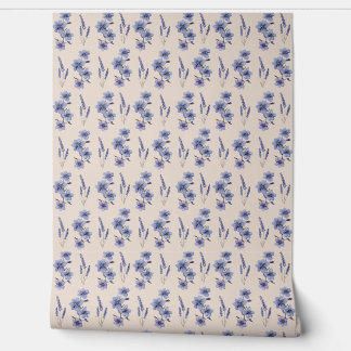 Papel pintado botánico floral Estética Flor