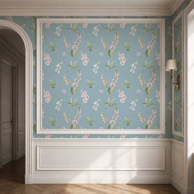 Papel pintado botánico prado inglés (Subido por el creador)