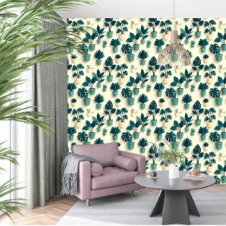 Papel pintado botánico tropical para habitaciones