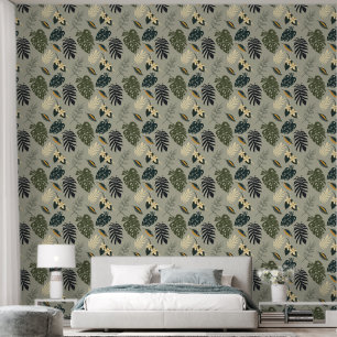 Papel Pintado Botánicos de la selva tropical