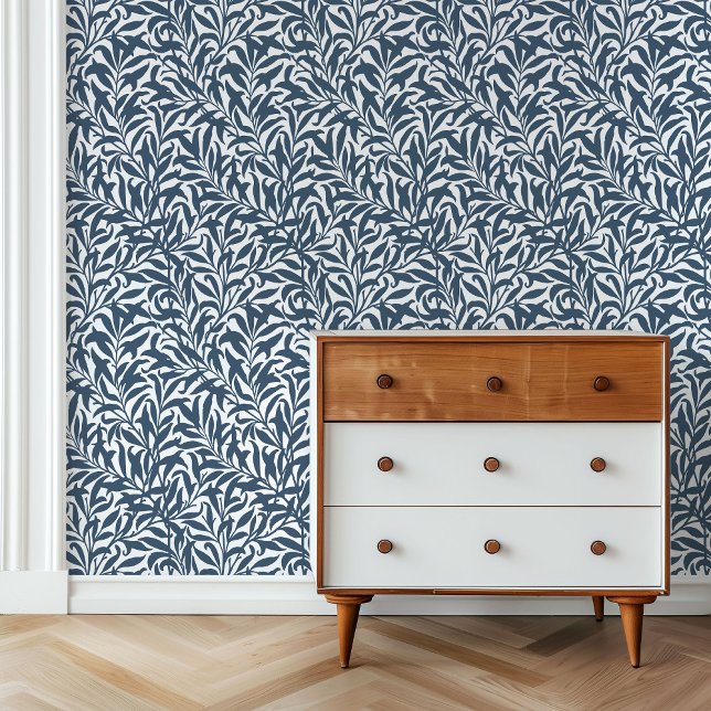 Papel Pintado Bough Willow del lago azul y blanco (Subido por el creador)