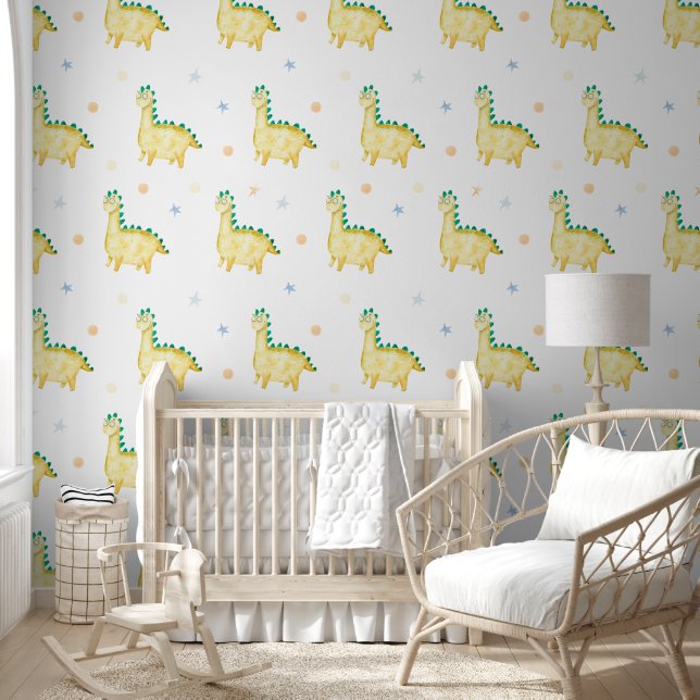 Papel Pintado Bright "Friendly Dinosaur"  (Niños)
