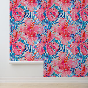 Papel Pintado Brisa Tropical Hibiscus