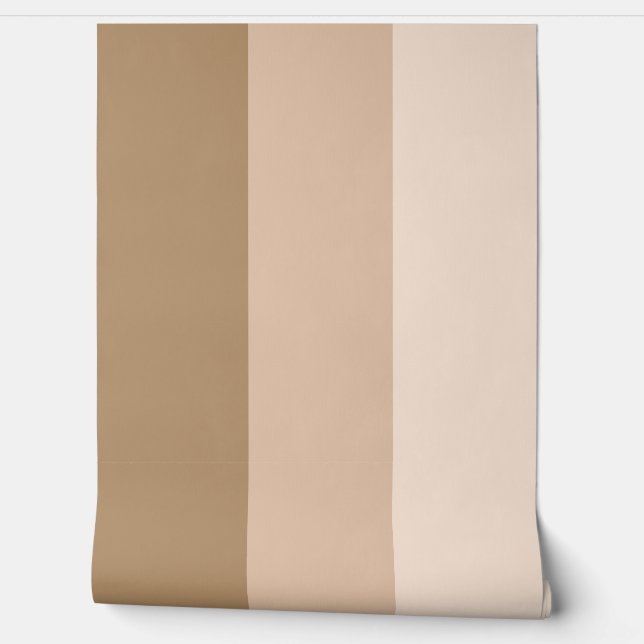 Papel Pintado Brown Ombre Striped (Desenrollar)