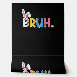 Papel Pintado Bruh Easter Bunny Cute Meme Para Niños _1