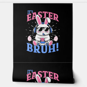 Papel Pintado Bruh Easter Bunny Gamer Videojuegos Hombres Niño