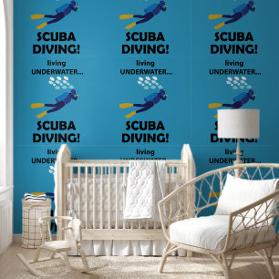 Papel Pintado Buceo Scuba Vida Subacuática Buceo